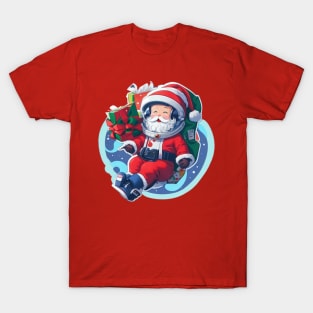 Space Santa Claus T-Shirt